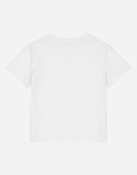 Jersey T-shirt with tulip print