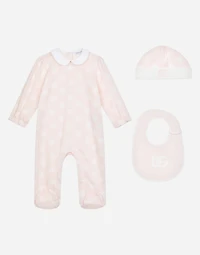 3-piece jersey gift set with DG-logo print