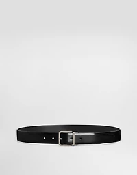 Brushed calfskin belt