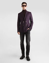 Slim-fit stretch cotton jeans