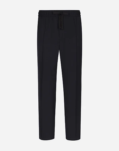 Twill jogging pants
