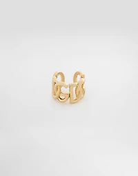Ear cuff earrings with DG logo