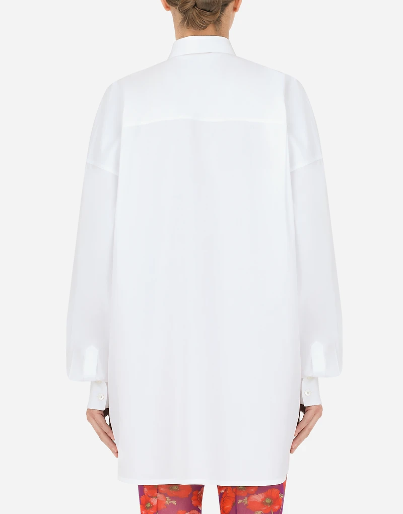 Cotton shirt with DG logo