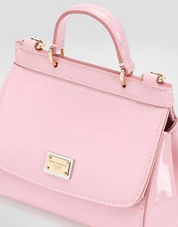 Patent leather mini Sicily bag