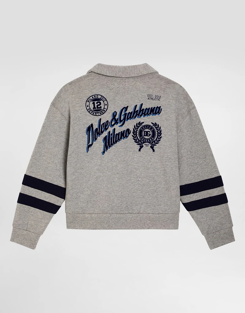 Jersey sweatshirt with Dolce&Gabbana print