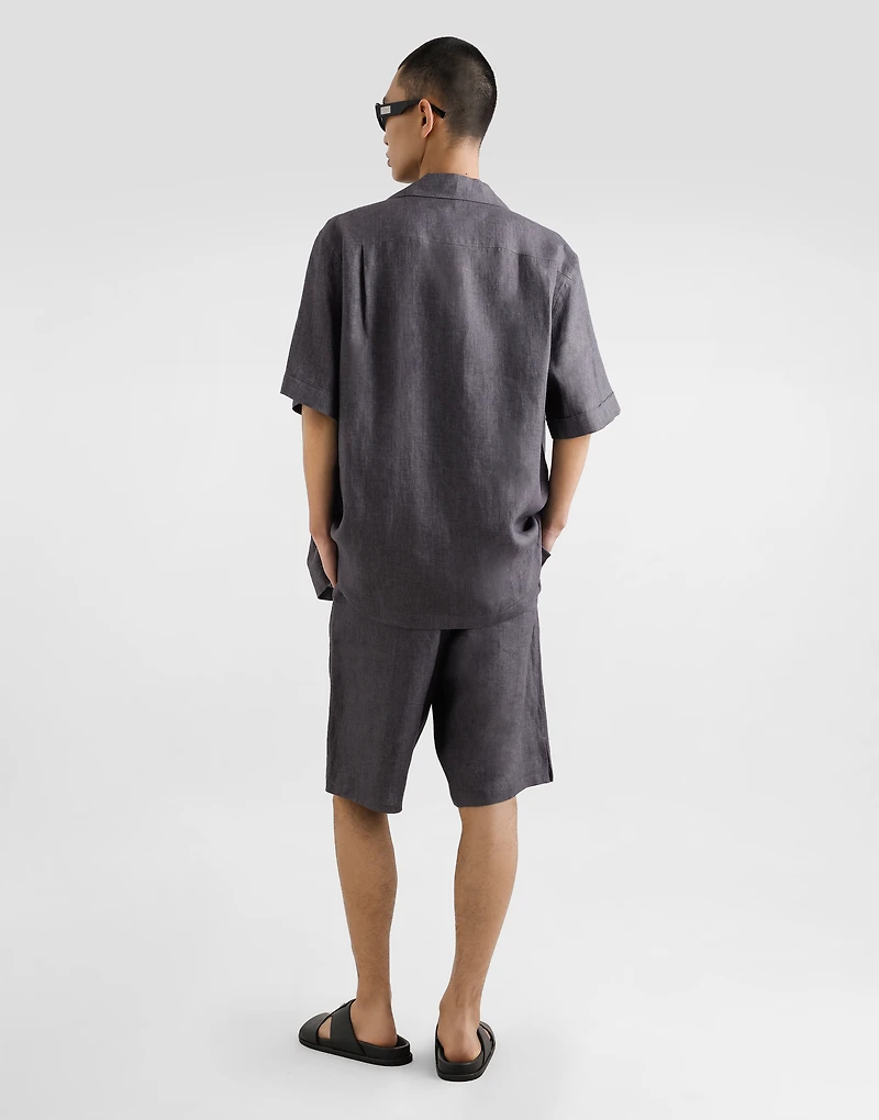 Linen canvas trousers