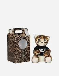 Leopard mascot soft toy