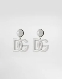 KIM DOLCE&GABBANA Clip-on earrings with DG logo
