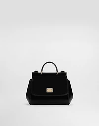 Patent leather mini Sicily bag