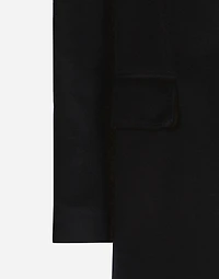 Single-breasted cashmere coat