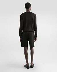 Serafino long sleeve silk t-shirt