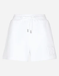 Jersey shorts with embossed DG logo