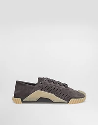 Mixed-materials NS1 slip-on sneakers