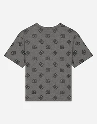 Jersey T-shirt with DG logo print