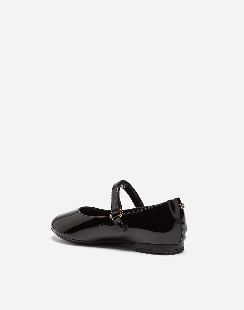 Patent leather mary jane ballet flats