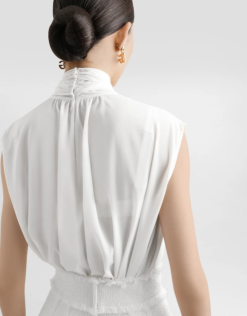 Crêpe de chine silk shirt