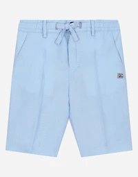 Linen single-breasted suit