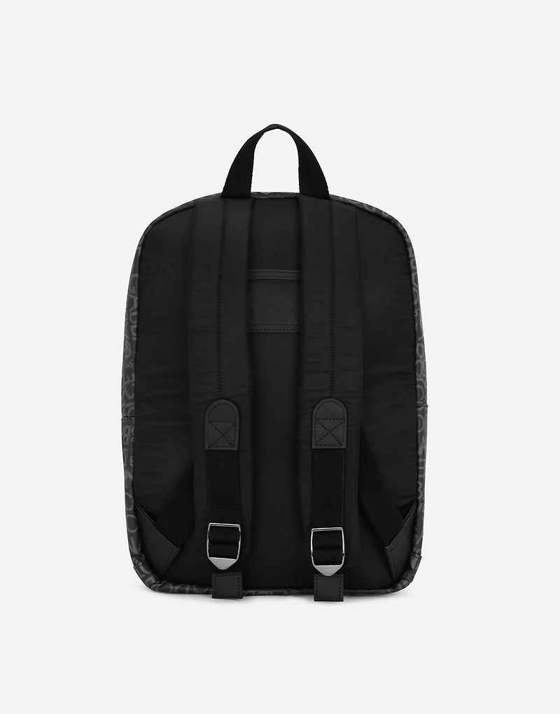 Coated jacquard backpack