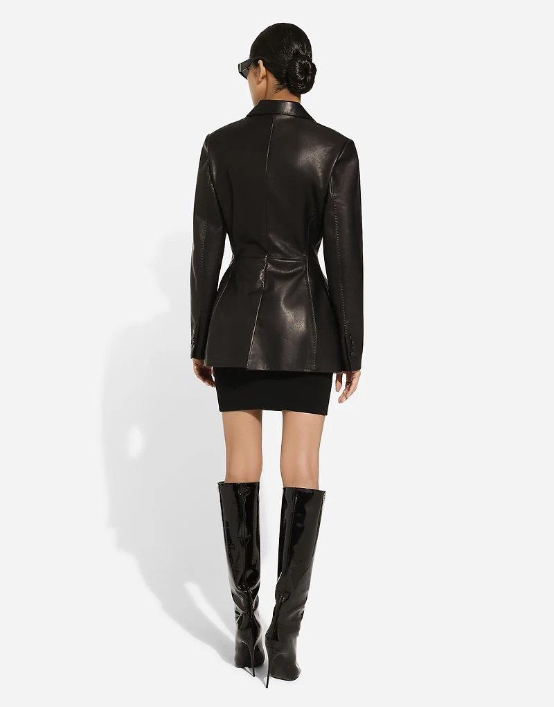 Calfskin Turlington jacket