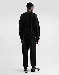 Cotton sweatshirt with logo