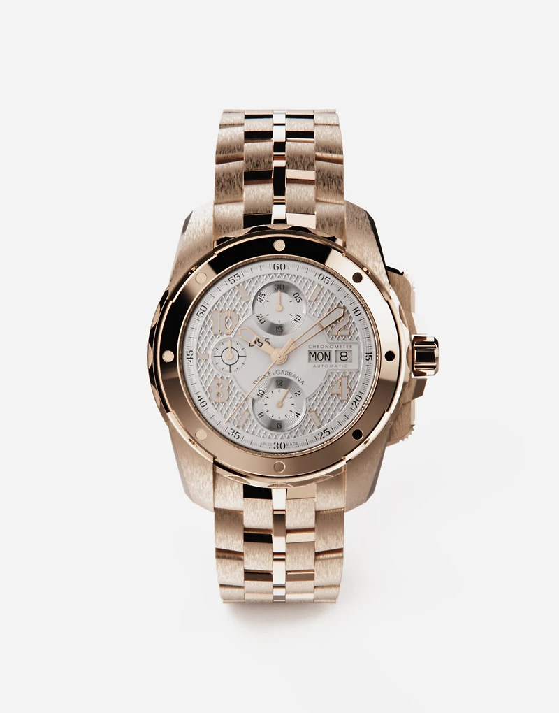 DS5 watch in red gold