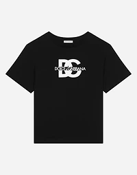 Jersey T-shirt with DG logo print