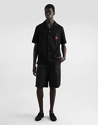 Hawaiian shirt with DG logo embroidery