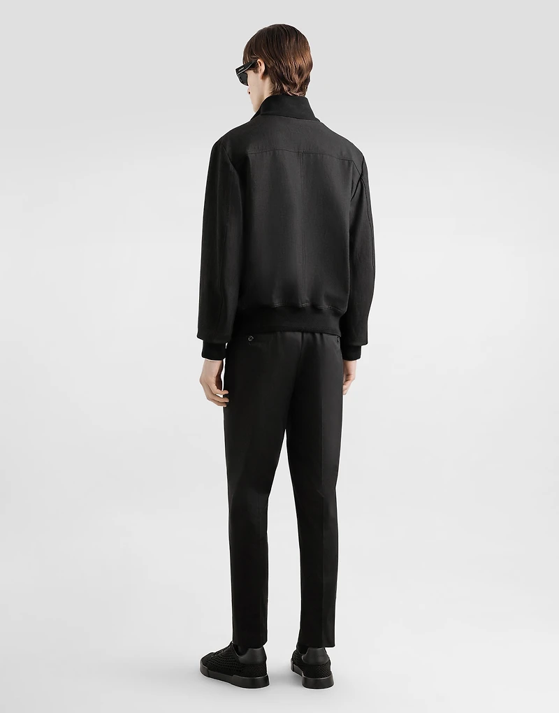 Linen blouson