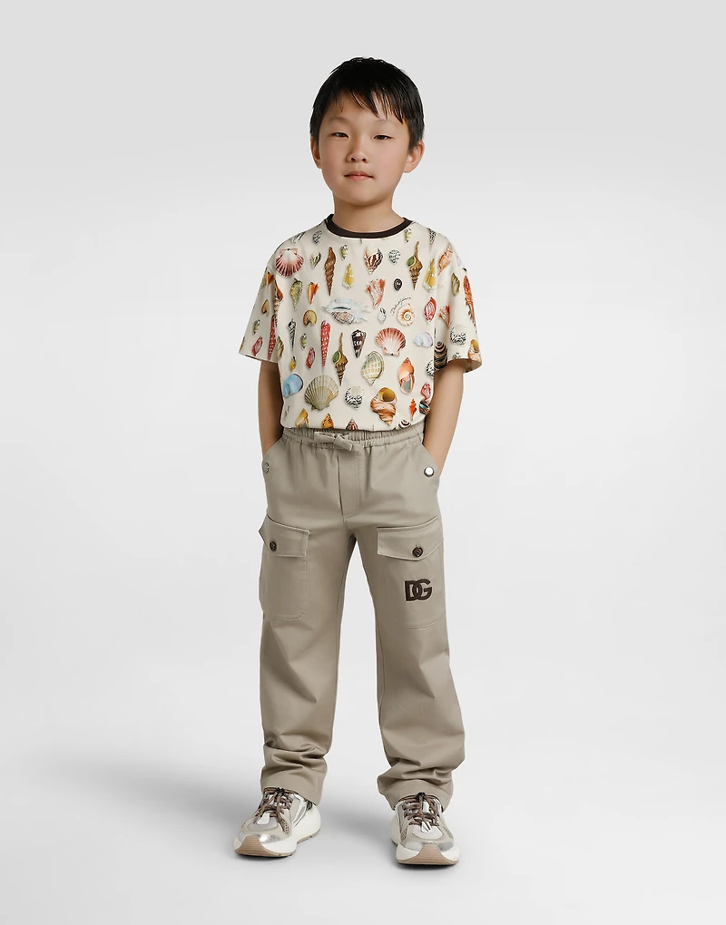 Gabardine trousers