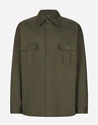 Cotton shirt with pockets