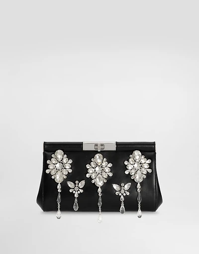 Crystal embroidered Marlene handbag