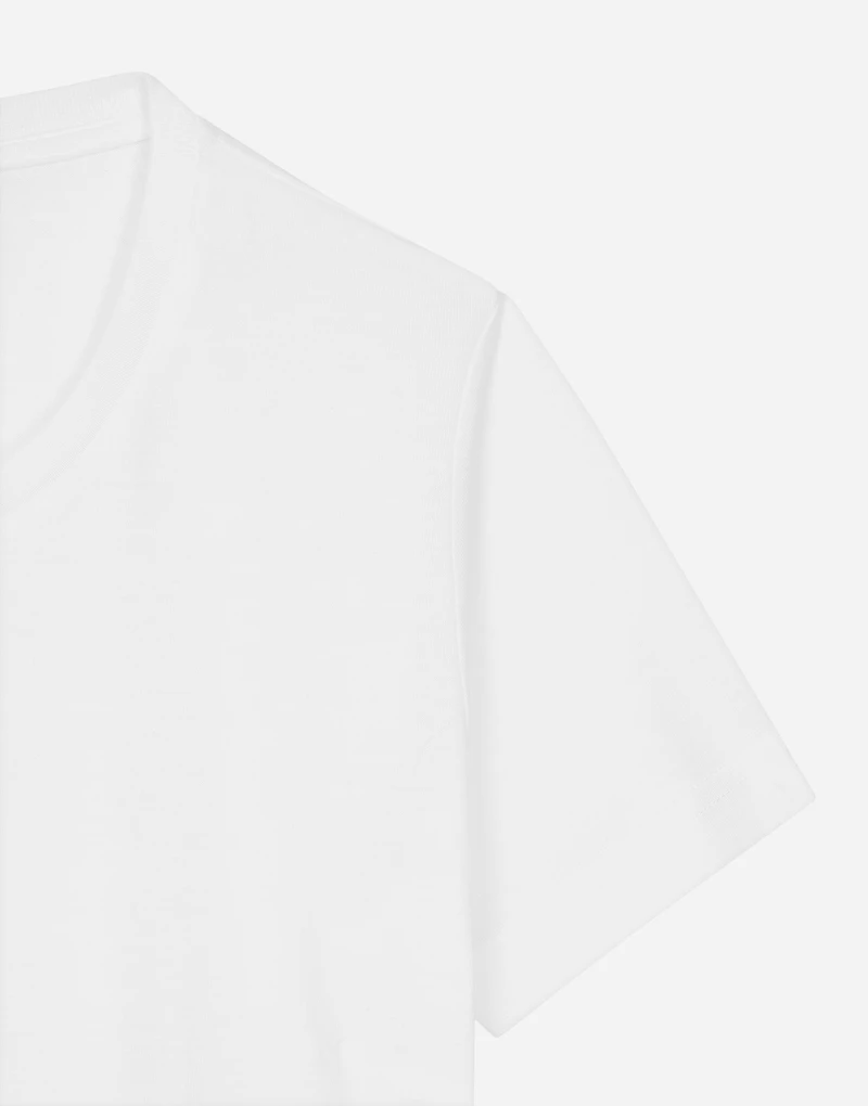 Short-sleeved jersey t-shirt
