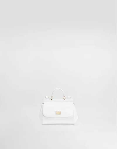 Patent leather mini Sicily bag