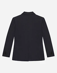 Single-breasted linen jacket