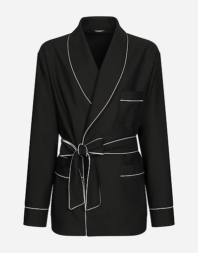 Wool robe