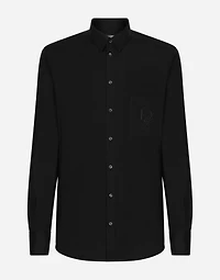 Cotton shirt with DG embroidery