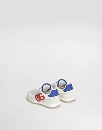 Mesh and calfskin nappa DG Cushion sneakers