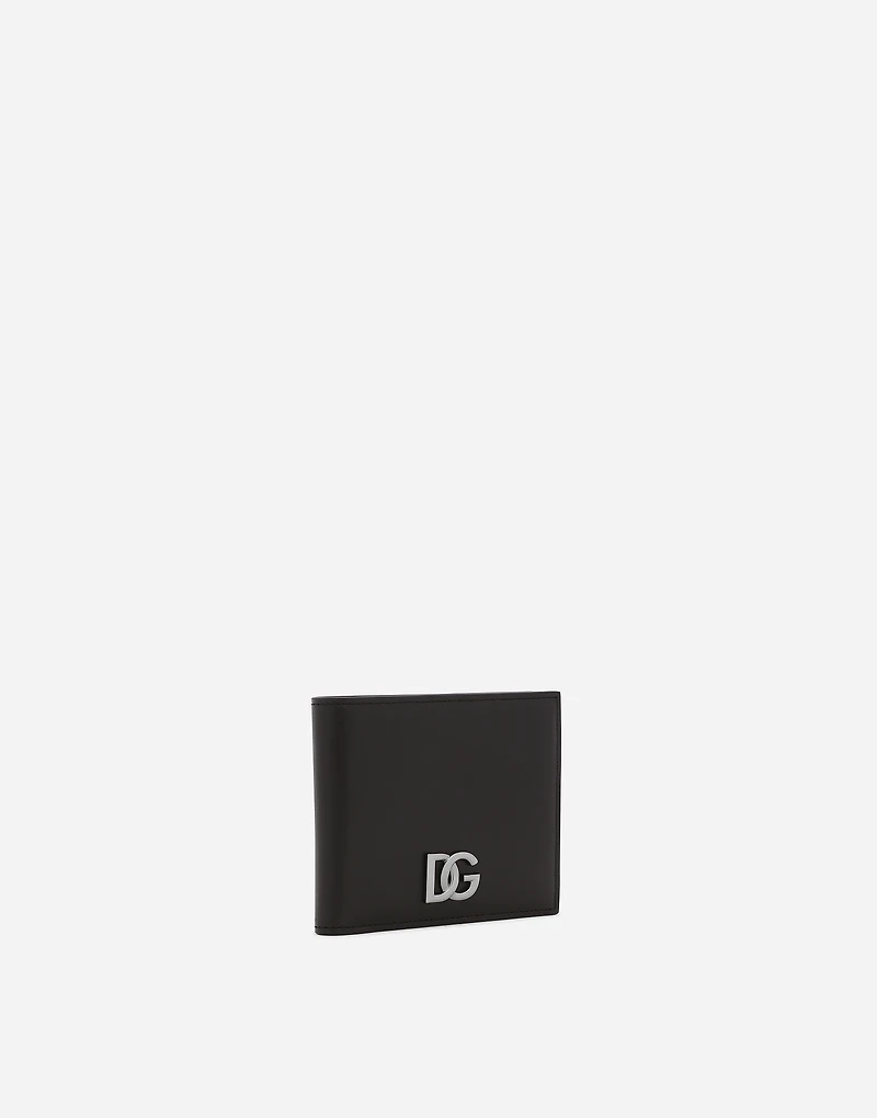 Calfskin nappa wallet with DG logo