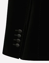Velvet single-breasted Turlington tuxedo jacket