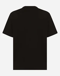Cotton interlock T-shirt with DG logo print