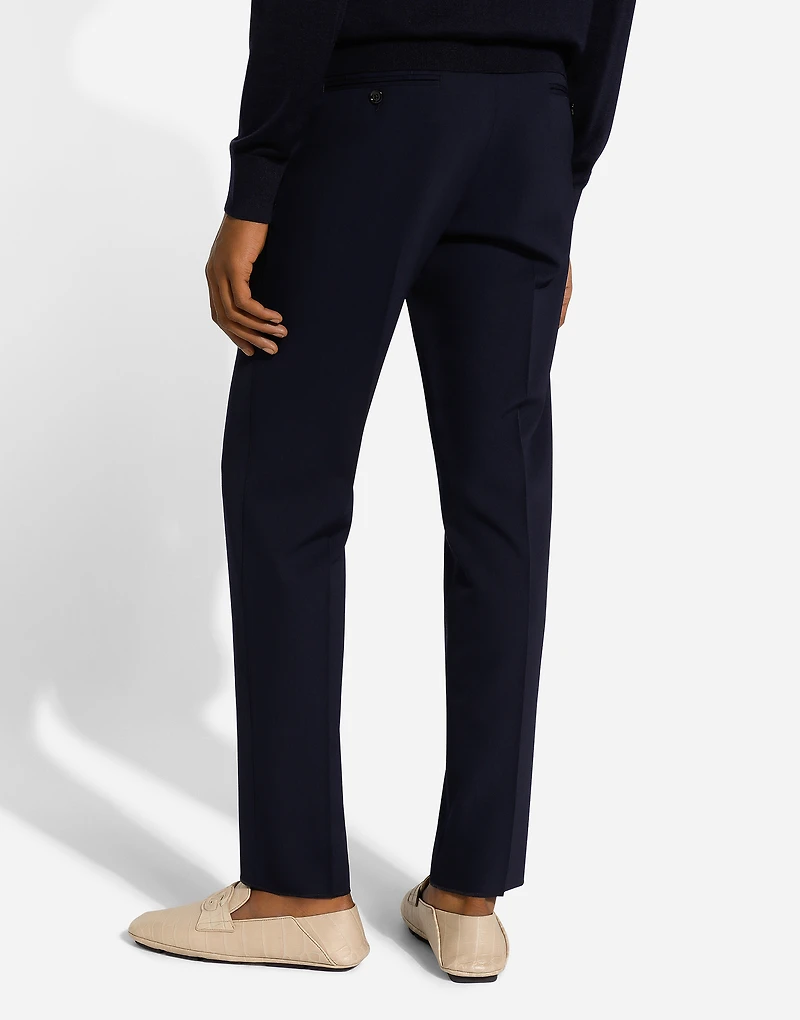 Tailored stretch twill pants