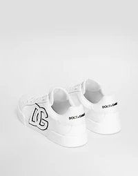 Portofino light strobel sneakers canvas and calfskin