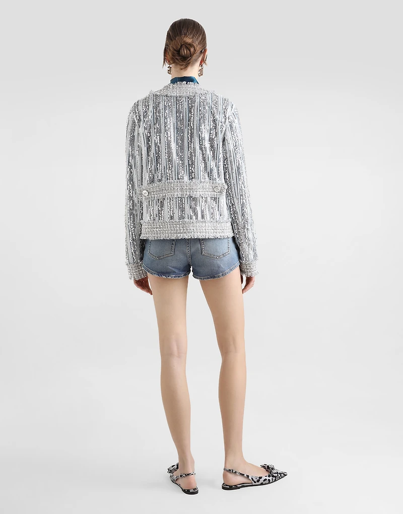 Denim shorts