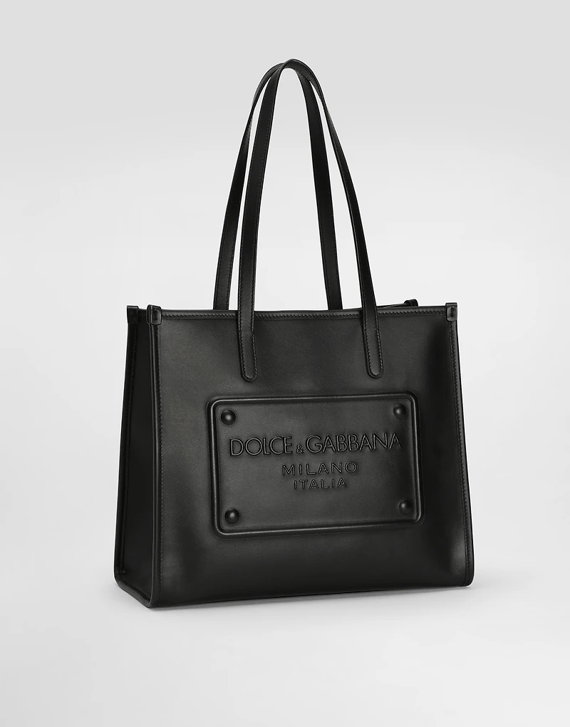 Medium calfskin shopper