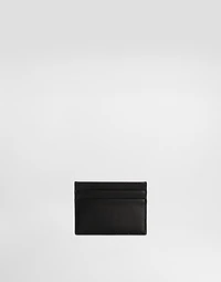 Calfskin nappa card holder with DG logo