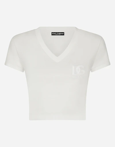 Short-sleeved T-shirt with DG logo