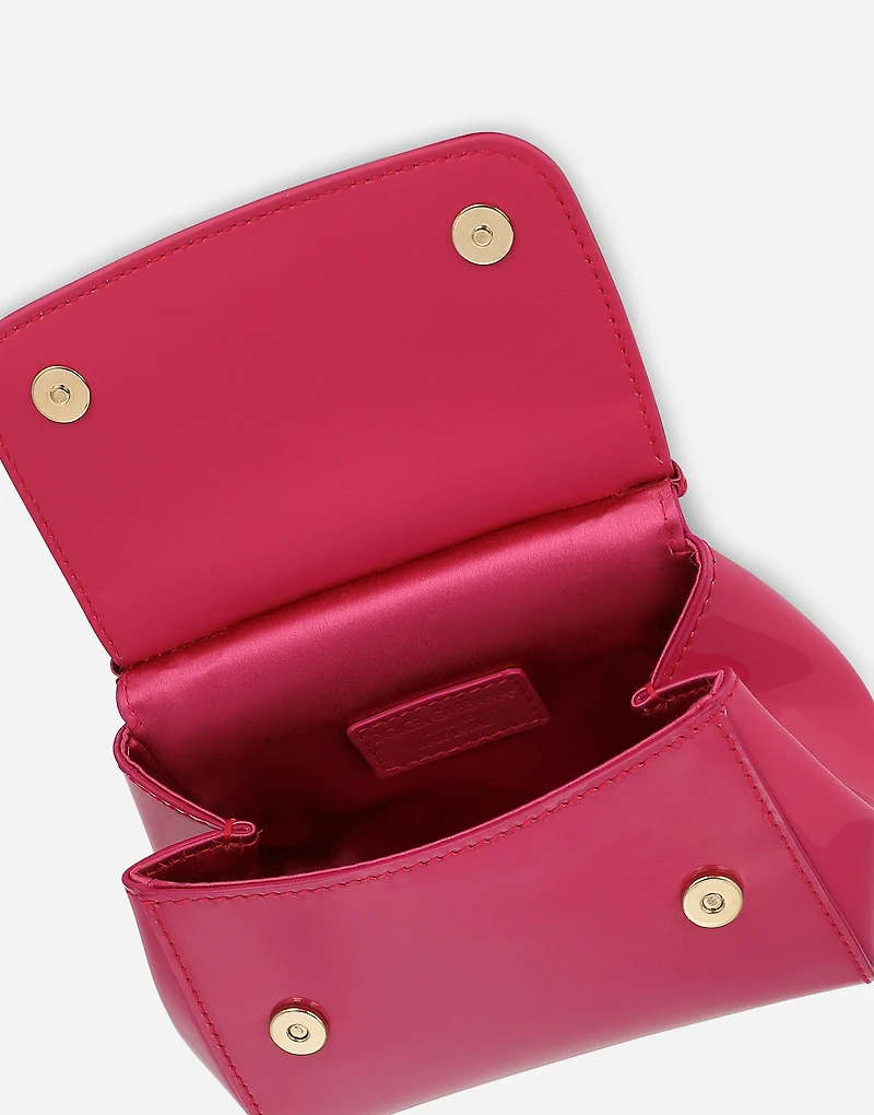 Patent leather mini Sicily bag