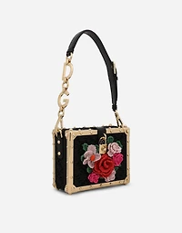 Raffia crochet Dolce Box bag