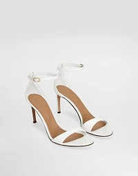 Polished goatskin sandals