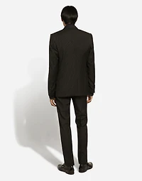 Tailored pinstripe virgin wool pants